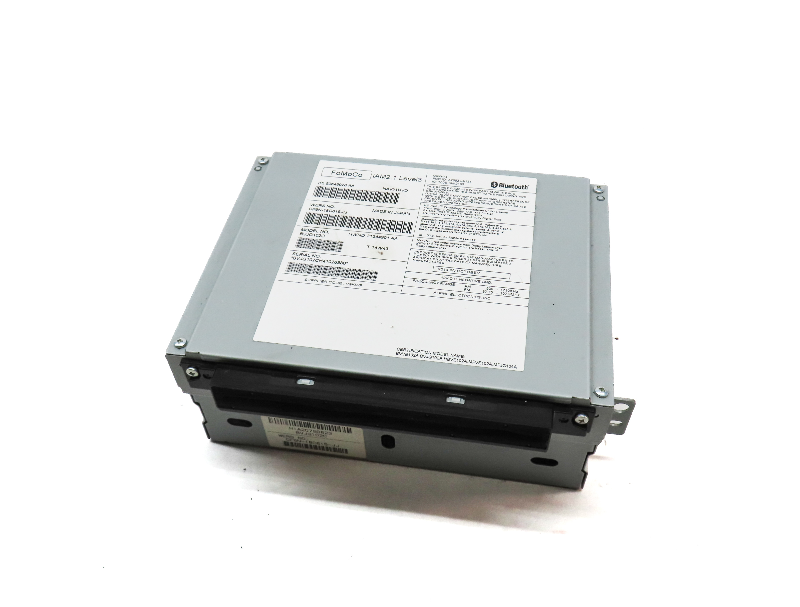 12-16 RANGE ROVER SPORT EVOQUE LR4 (L320 L405 L494 L538) CD NAV STEREO RECEIVER — exact item pictured